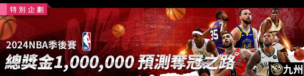 2024 NBA季後賽，預測奪冠之路．總獎金1,000,000(已結束)